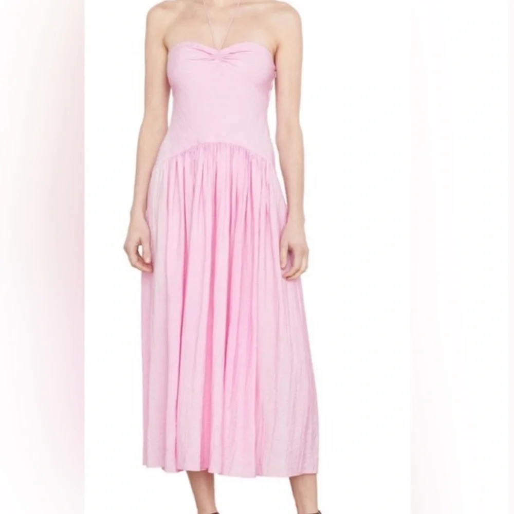 Vince Pink Midi Dress